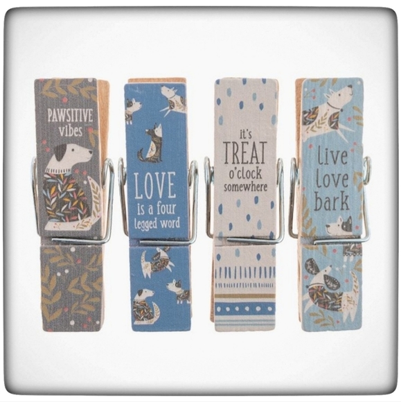 Dog New Chip Clips (Set of 4) - Picture 1 of 5